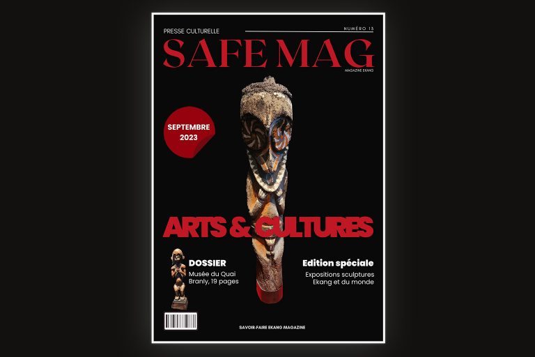 SAFE MAG Savoir Faire Ekang Magazine Cover Septembre 2023 - Art Fang