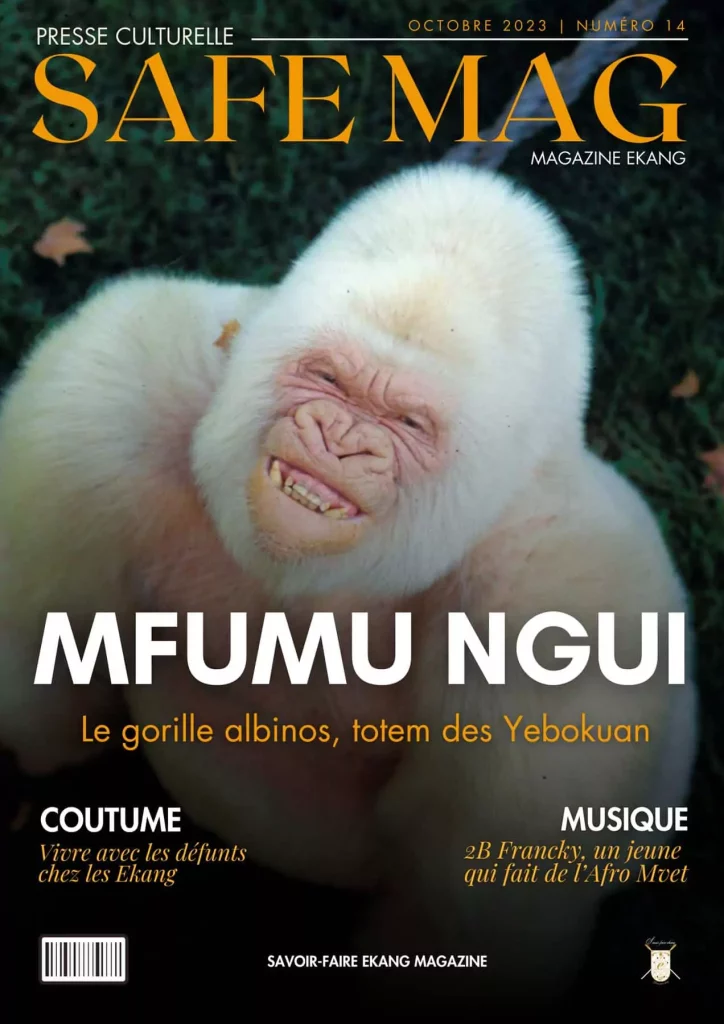 Gorille Albinos Nfumu Ngui SAFE MAG Octobre 2023
