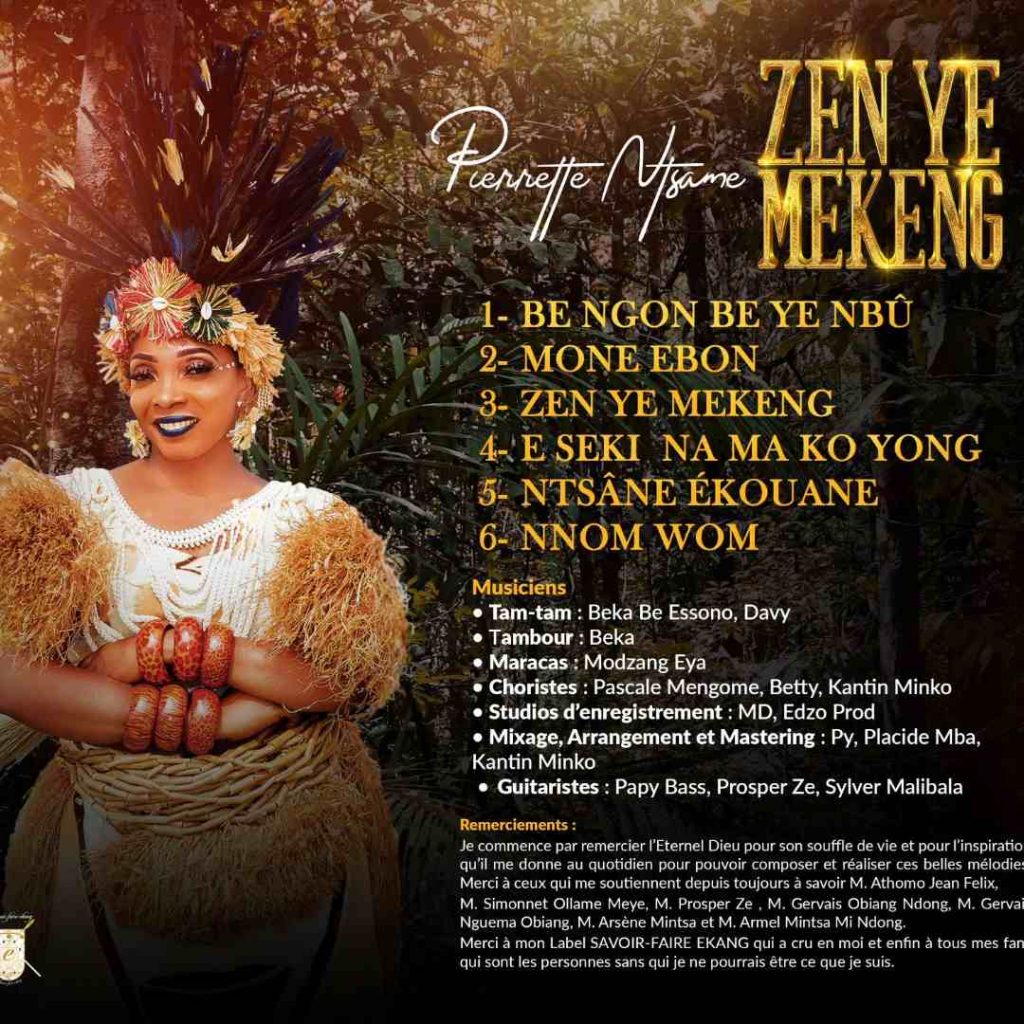 Album de Pierrette Ntsame Musique Ekang en ligne