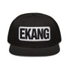Snapback Hat EKANG logo blanc-noir