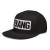 Snapback Hat EKANG logo blanc-noir