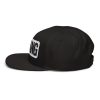 Snapback Hat EKANG logo blanc-noir