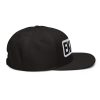 Snapback Hat EKANG logo blanc-noir