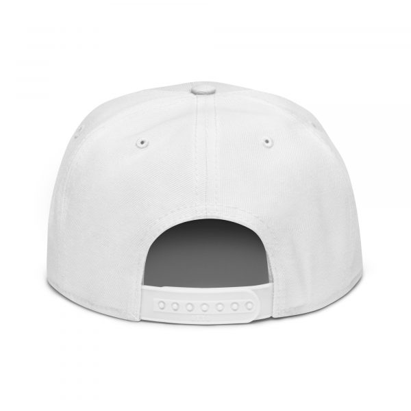 snapback-white-back-699f41c48a99d.jpg Snapback Hat EKANG logo noir-blanc