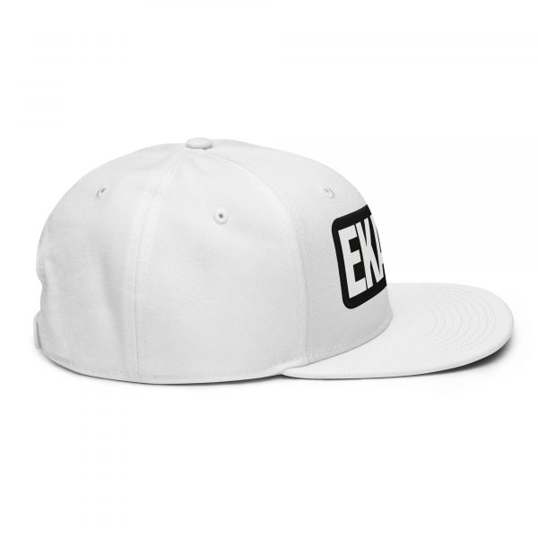 snapback-white-right-side-699f41c48c7f2.jpg Snapback Hat EKANG logo noir-blanc