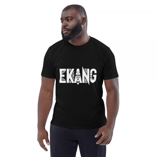 unisex-organic-cotton-t-shirt-black-front-699f4825d960b.jpg T-shirt unisexe coton biologique logo Ekang blanc