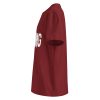 unisex-organic-cotton-t-shirt-burgundy-left-699f4825decb6.jpg T-shirt unisexe coton biologique logo Ekang blanc
