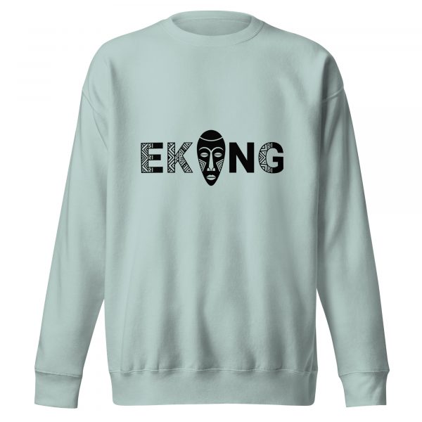 Sweatshirt premium unisexe logo Ekang noir