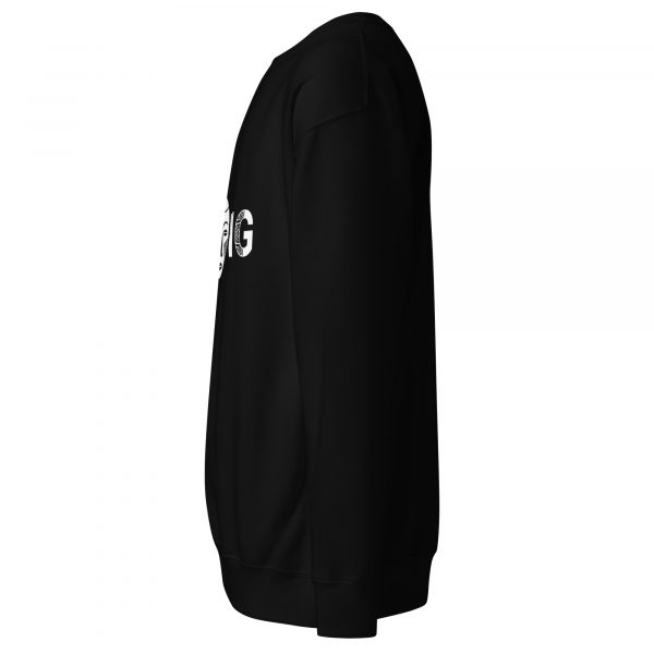 Sweatshirt premium unisexe logo Ekang blanc