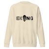 Sweatshirt premium unisexe logo Ekang noir