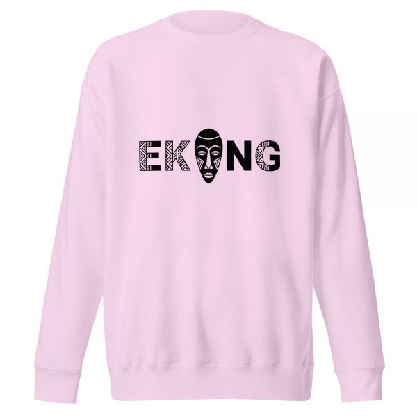 Sweatshirt premium unisexe logo Ekang noir