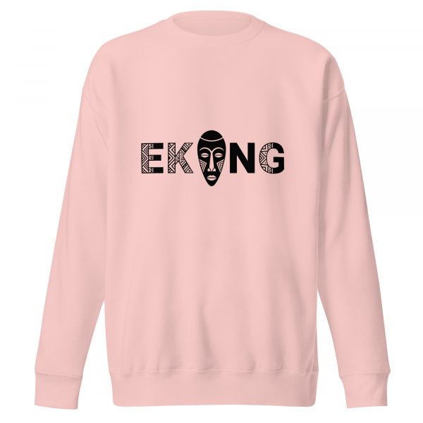 Sweatshirt premium unisexe logo Ekang noir
