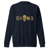 Sweatshirt premium unisexe logo Ekang or
