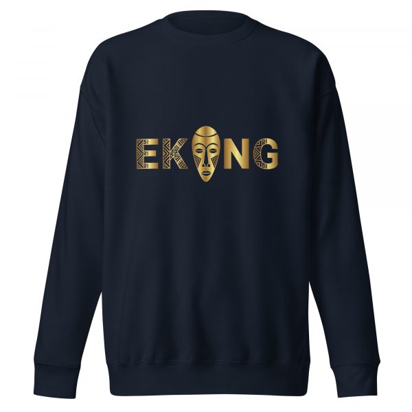 Sweatshirt premium unisexe logo Ekang or