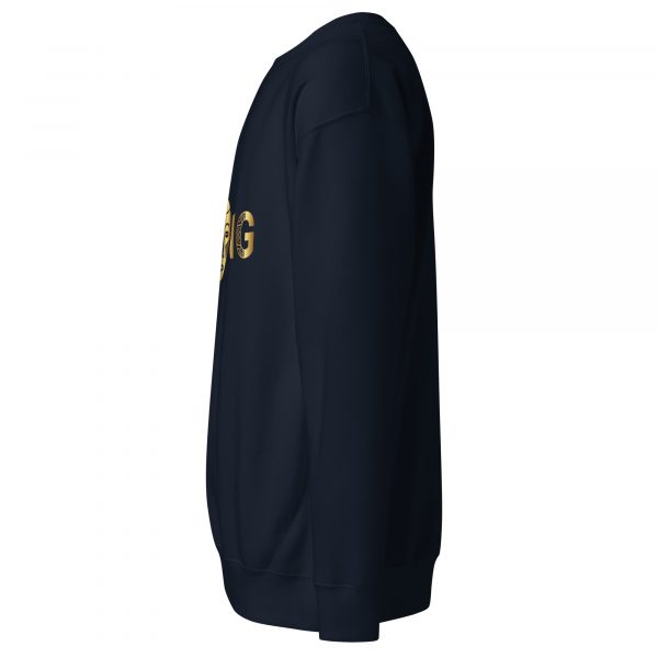 Sweatshirt premium unisexe logo Ekang or