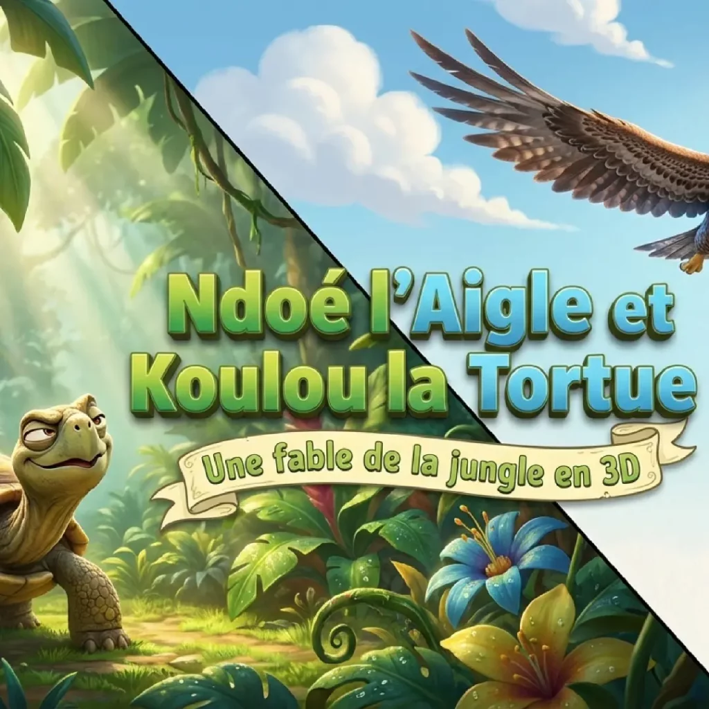 BD Conte Ndoé l'aigle et Koulou la tortue